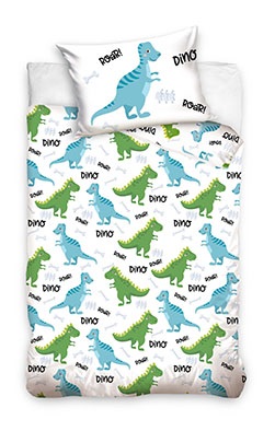 Carbotex Obliečky do detskej postieľky - Dino 100 x 135 cm