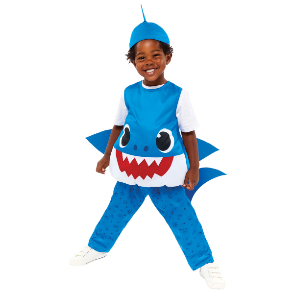 E-shop Amscan Detský kostým pre najmenších - Baby Shark modrý Veľkosť najmenší: 12 - 24 mesiacov