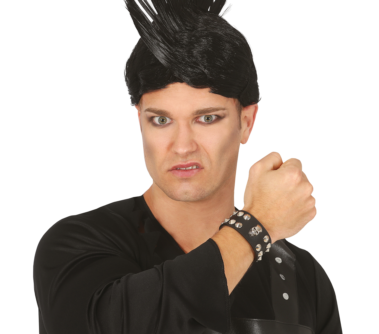 E-shop Guirca Kožený náramok s lebkou