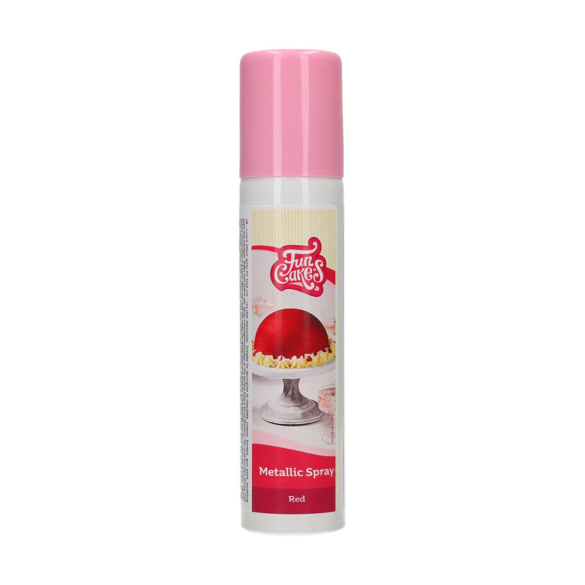 E-shop Funcakes Farba v spreji - Metallic Red