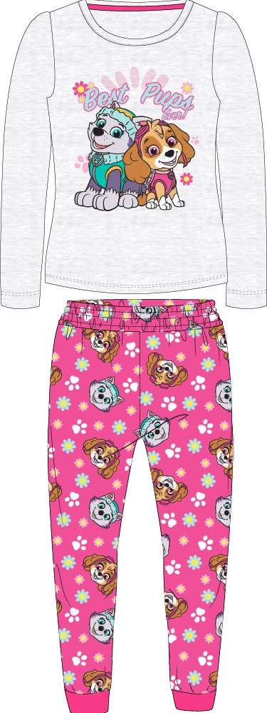E-shop EPlus Dievčenské pyžamo - Paw Patrol, sivé