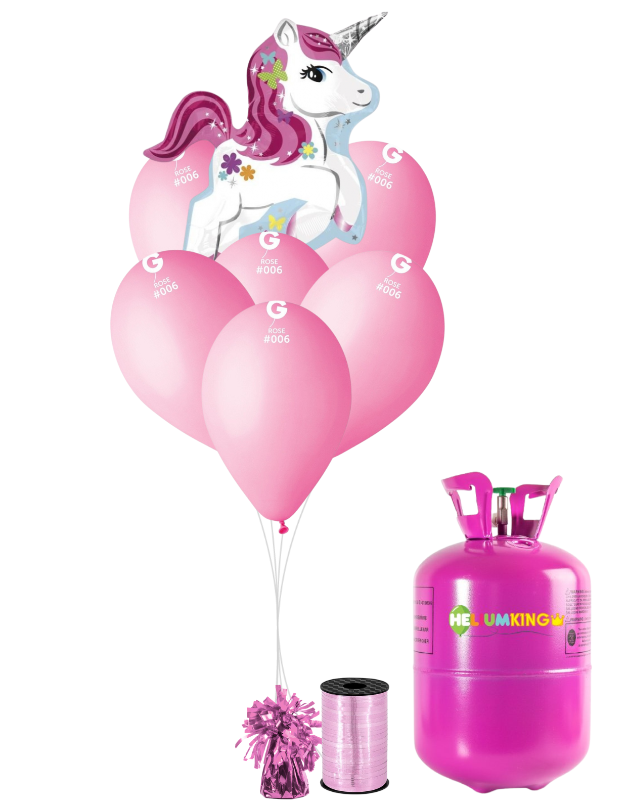 E-shop HeliumKing Hélium párty set - Jednorožec