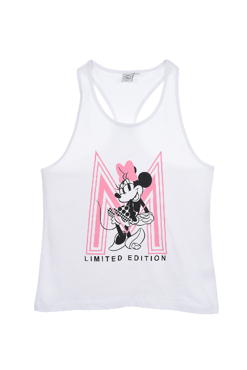 E-shop Eplus Dámske tielko - Minnie Mouse, biele