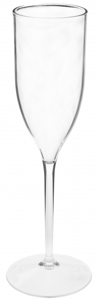 Santex Poháre na šampanské - Transparentné 1,7 dcl