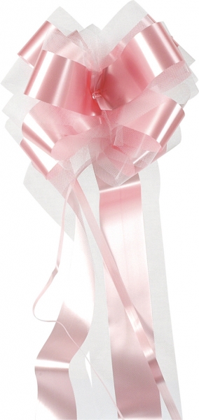 E-shop Santex Dekoračná tylová mašľa Farba: ružová