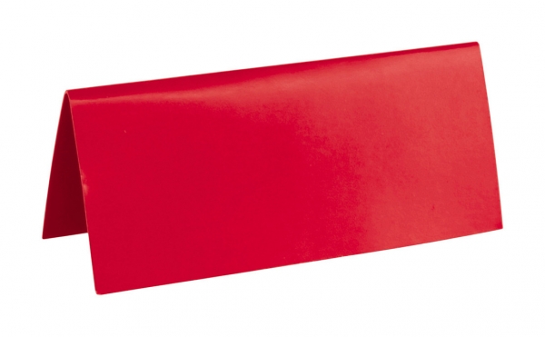 Santex Jednofarebné menovky Farba: Červená