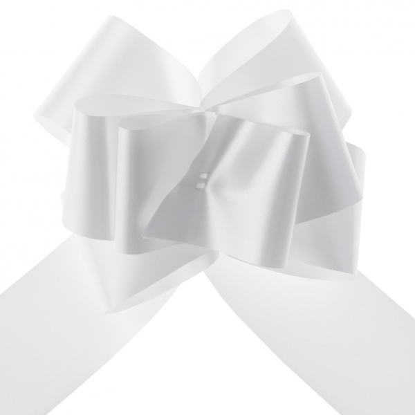 E-shop Santex Svadobné dekoračné mašle Farba: biela