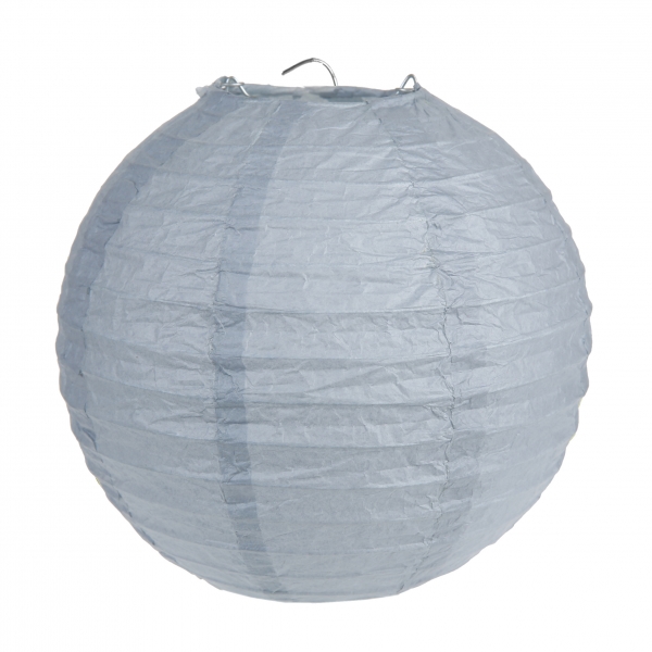 Santex Jednofarebné lampióny 20 cm Farba: Strieborná