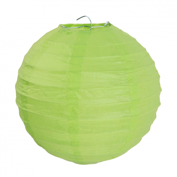 E-shop Santex Jednofarebné lampióny 20 cm Farba: Zelená