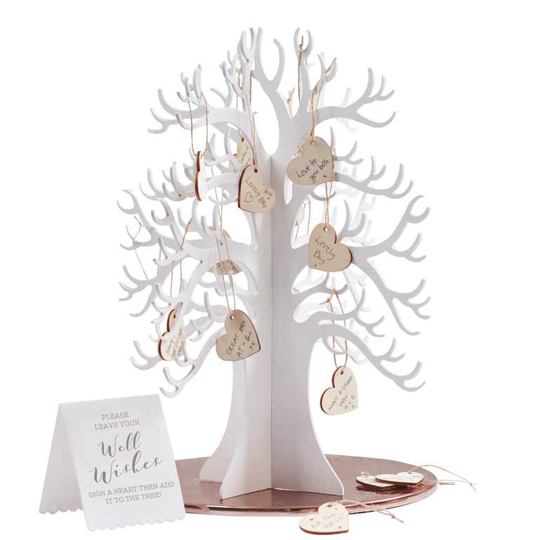 E-shop Ginger Ray Kniha hostí - Biely strom