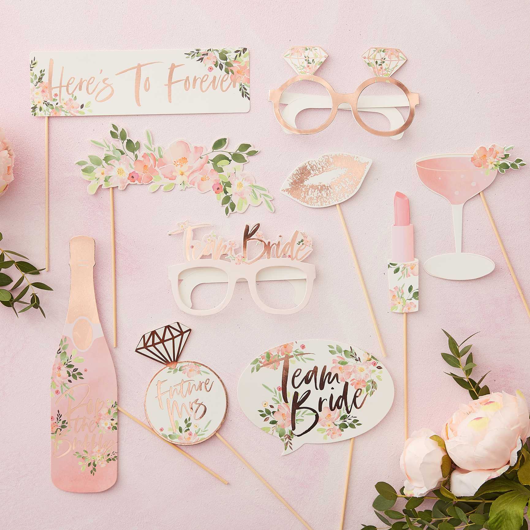 E-shop Ginger Ray Rekvizity na fotenie - Floral hen party