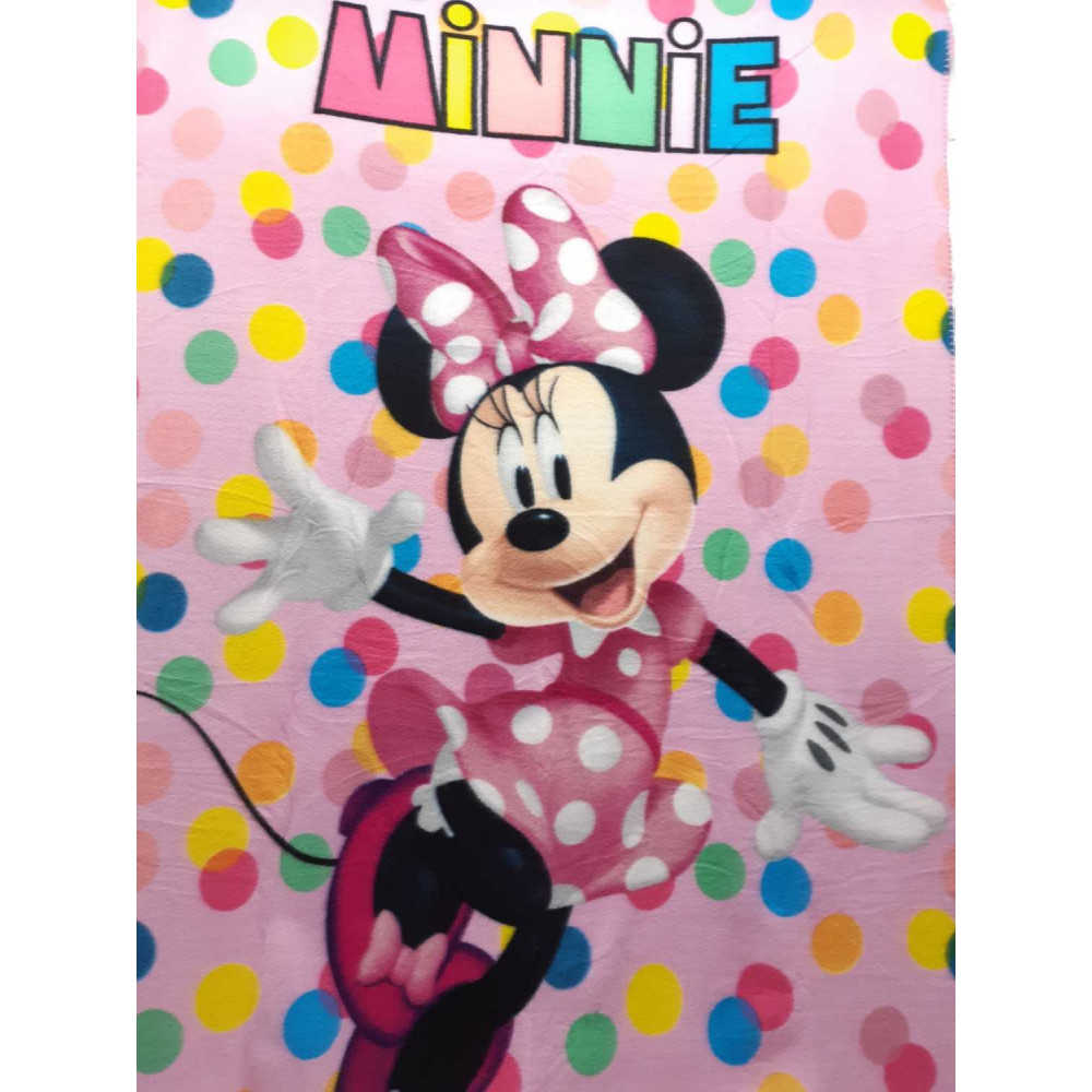 E-shop Podmix Detská deka - Minnie Mouse bodkovaná 100 x 140 cm