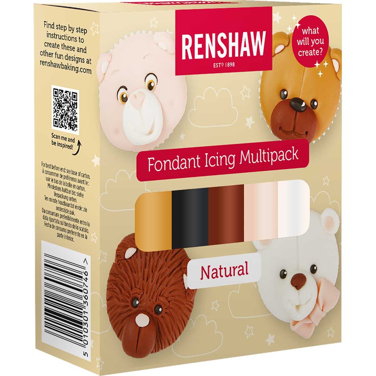 E-shop Cakesupplies Fondant - multipack 5 x 100 g