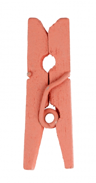 Santex Drevené štipce - jednofarebné 24 ks Farba: Koralová