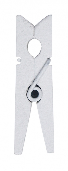 Santex Drevené štipce - jednofarebné 24 ks Farba: Biela