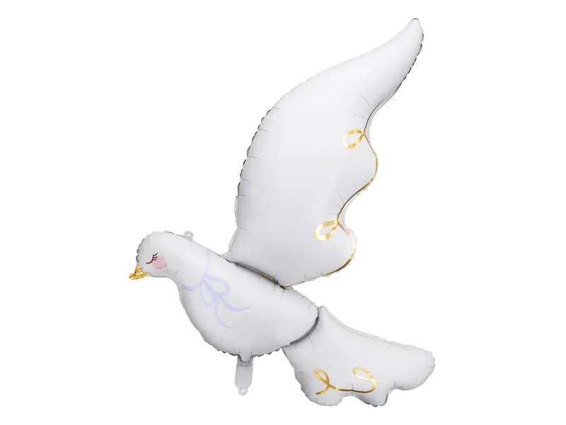E-shop PartyDeco Fóliový balón - Holub 80 x 100 cm