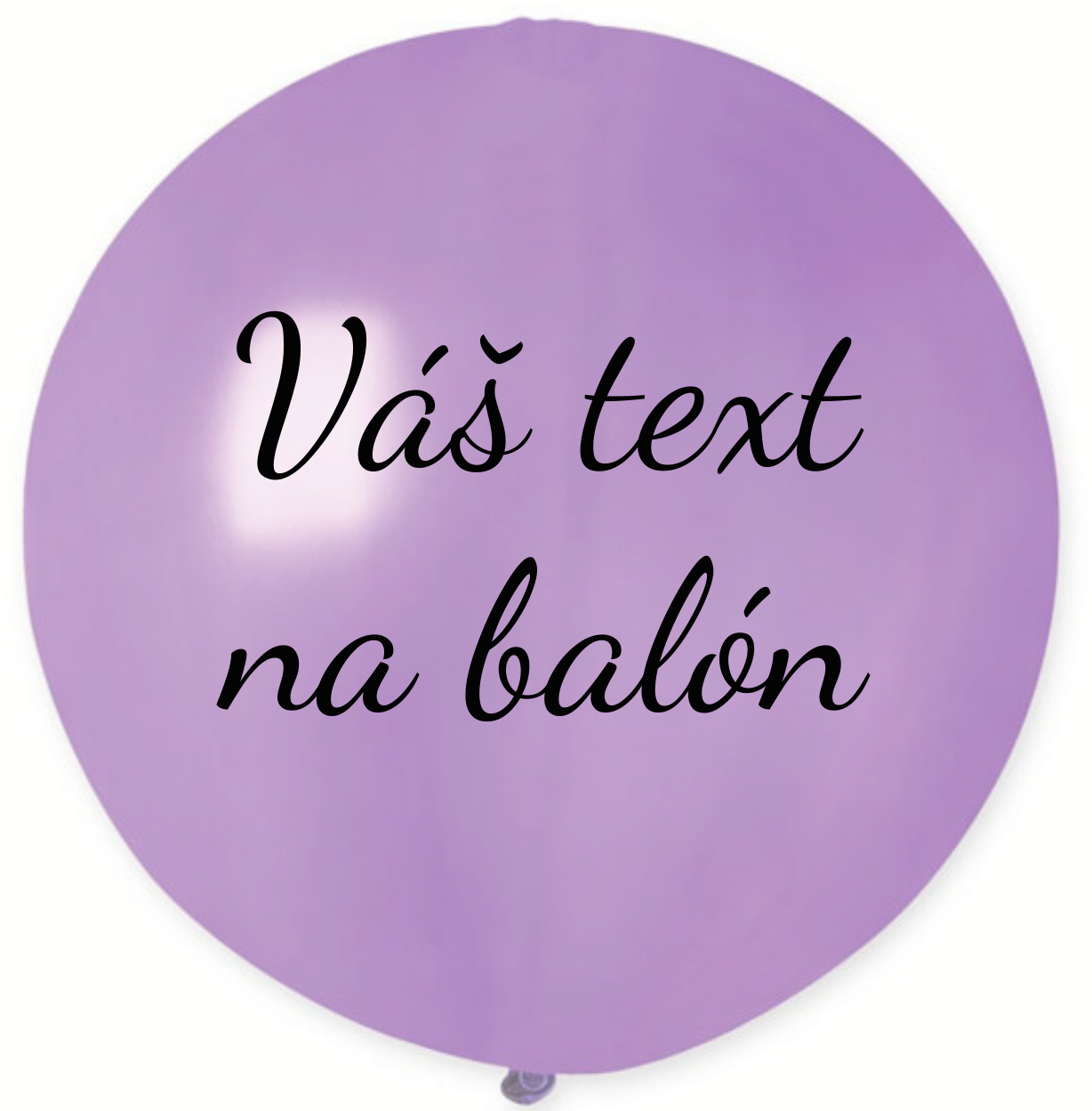 E-shop Personal Balón s textom - Levanduľový 80 cm