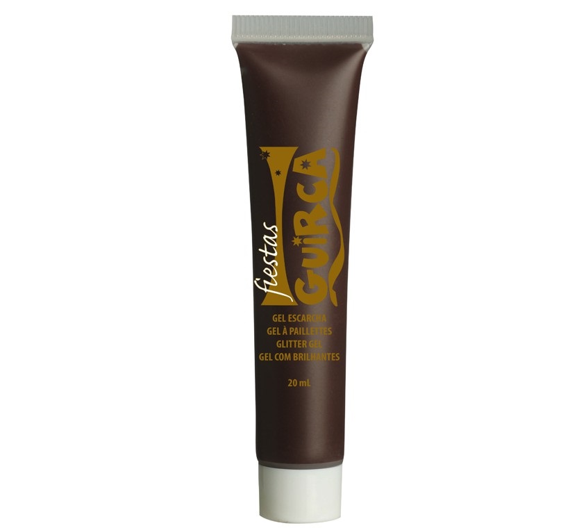 E-shop Guirca Farba na tvár v tube hnedá 20 ml