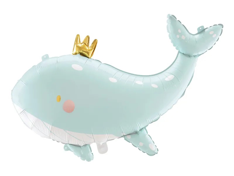 E-shop PartyDeco Fóliový balón - Veľryba 93 x 60 cm