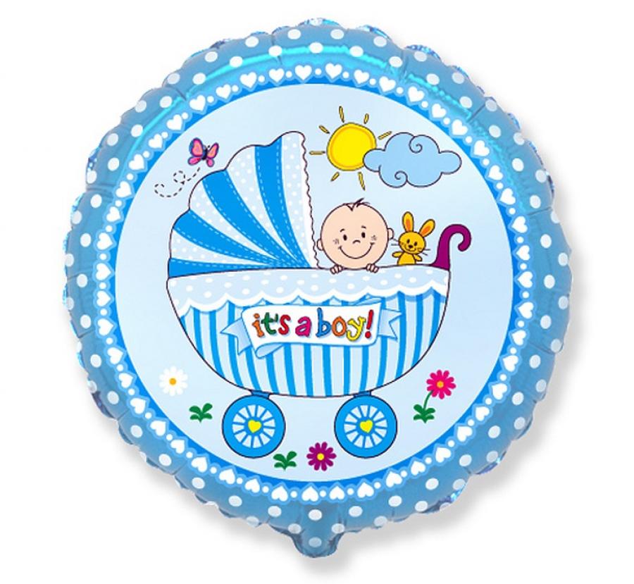 E-shop Godan Fóliový balón - It´s a boy, 48 cm