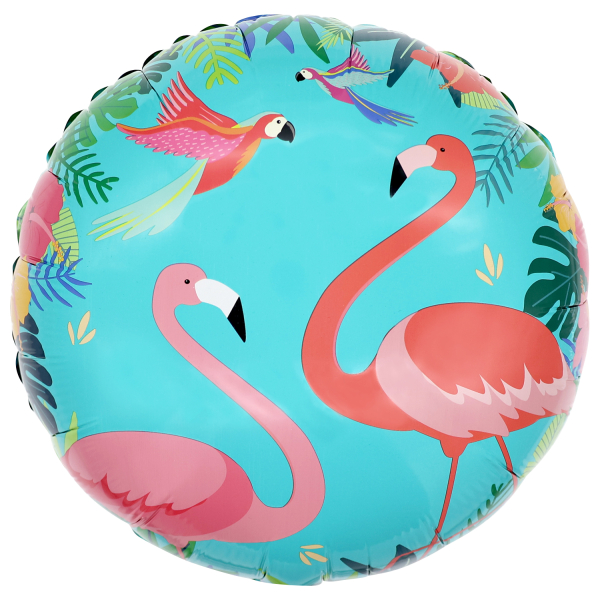 E-shop Amscan Fóliový balón - Plameniak 43 cm
