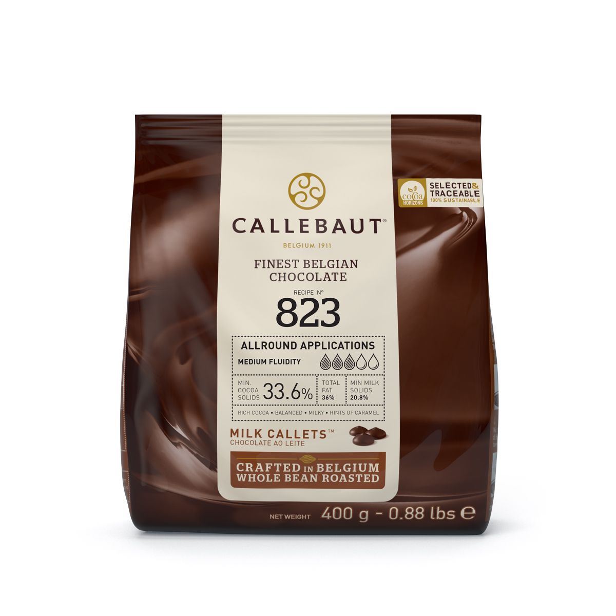 E-shop Callebaut čokoláda - mliečna 400 g