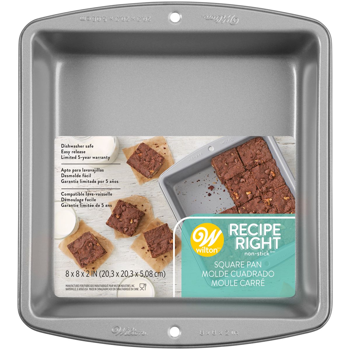 E-shop Cakesupplies Forma na pečenie štvorec - Recipe Right Square 20 x 20 cm