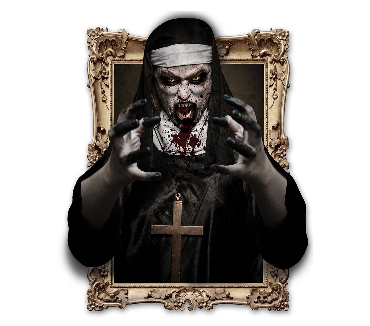 E-shop Guirca Dekorácia na stenu - Zombie mníška