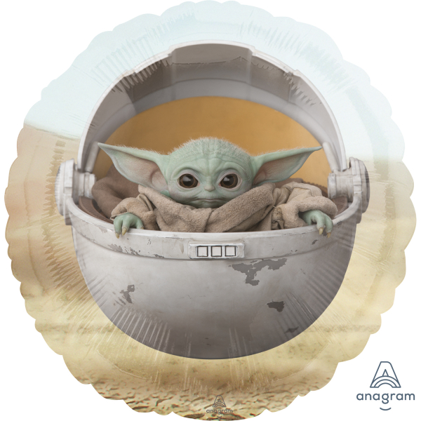 E-shop Amscan Fóliový balón - Mandalorian, kruh 43 cm