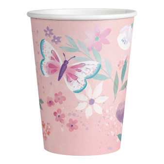 E-shop Amscan Papierové poháre - Motýle 8 ks