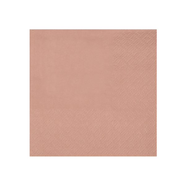 Santex Servítky - jednofarebné 21 x 20 cm Farba: ružovo-zlatá