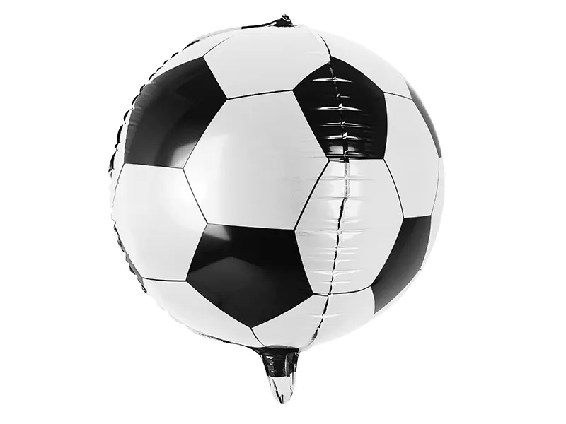 PartyDeco Fóliový balón - Futbalová lopta 40 cm