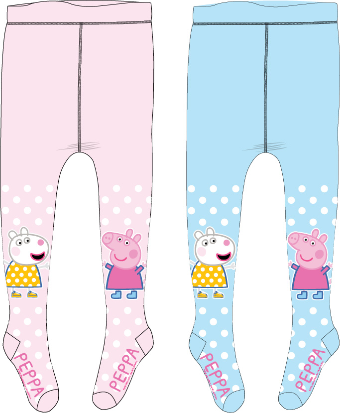 E-shop Eplus Dievčenské pančuchy - Peppa Pig, modré