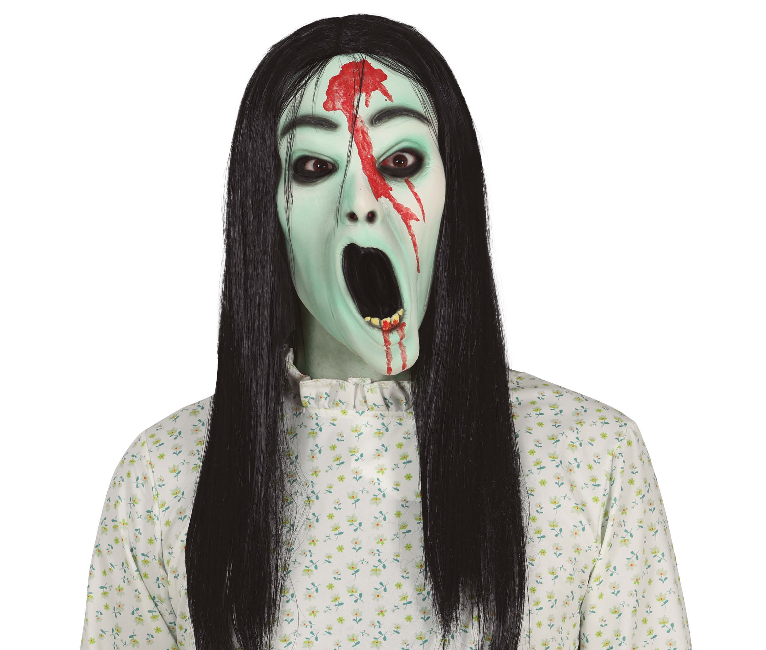 Guirca Latexová maska s parochňou