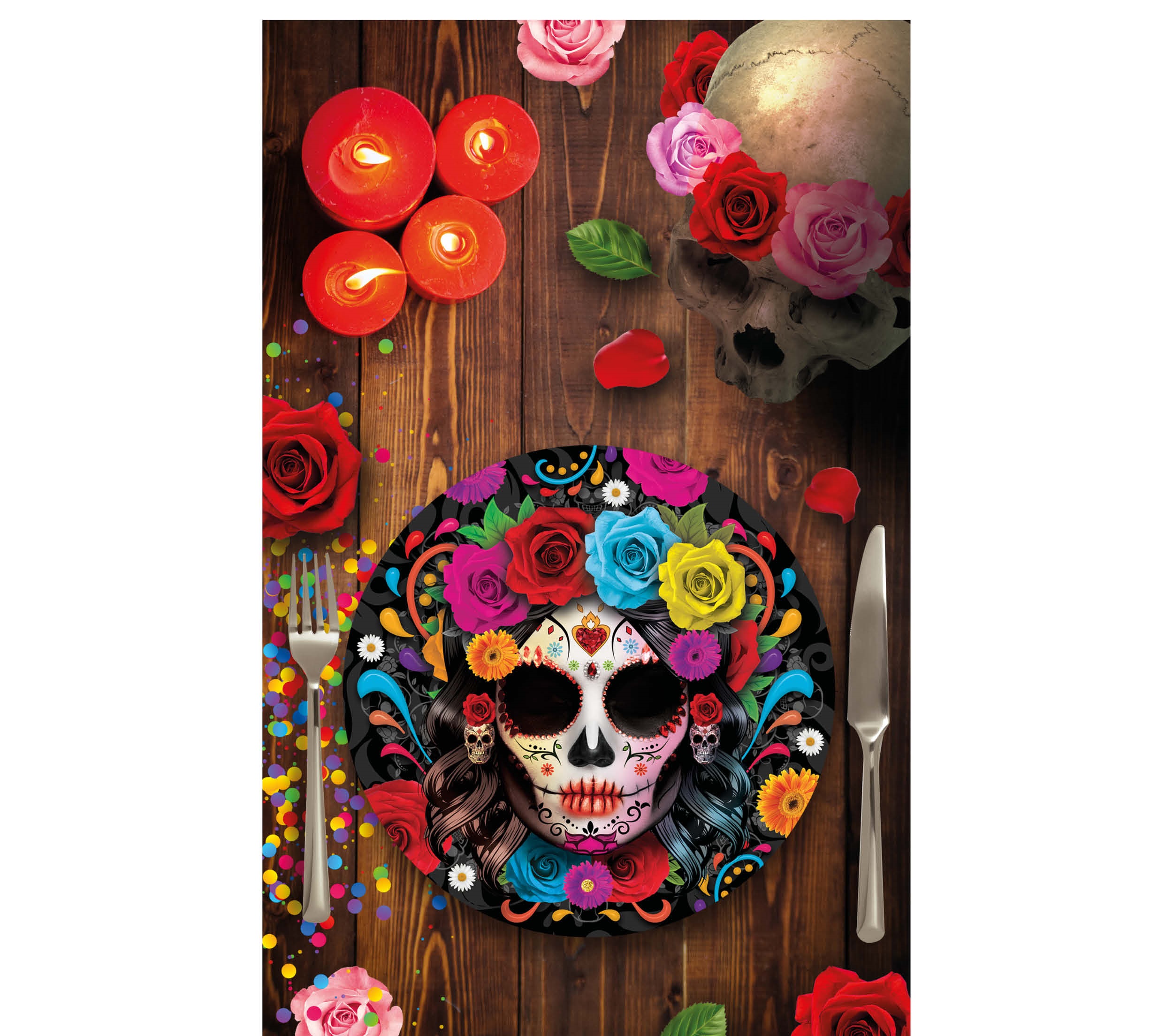 E-shop Guirca Papierové taniere - Catrina 23 cm