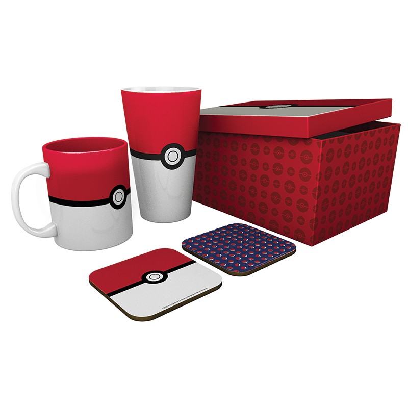 E-shop Abysse Corp Sada hrnček, pohár, podtácka - Pokémon
