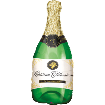 E-shop Amscan Fóliový balón - Sekt 35 x 91 cm