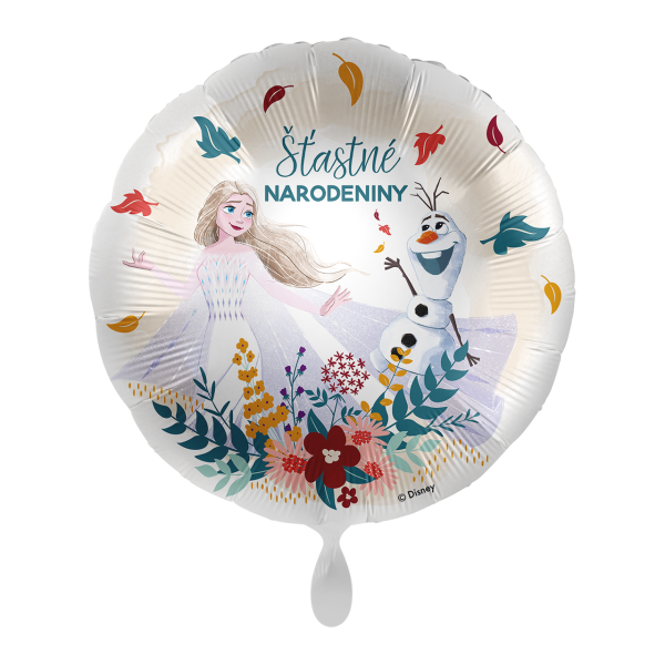 Premioloon Fóliový balón - Šťastné narodeniny Elsa a Olaf