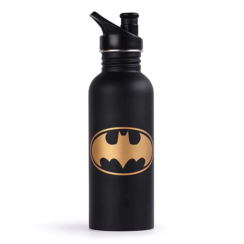 E-shop Pyramid Kovová fľaša - Batman, metalická