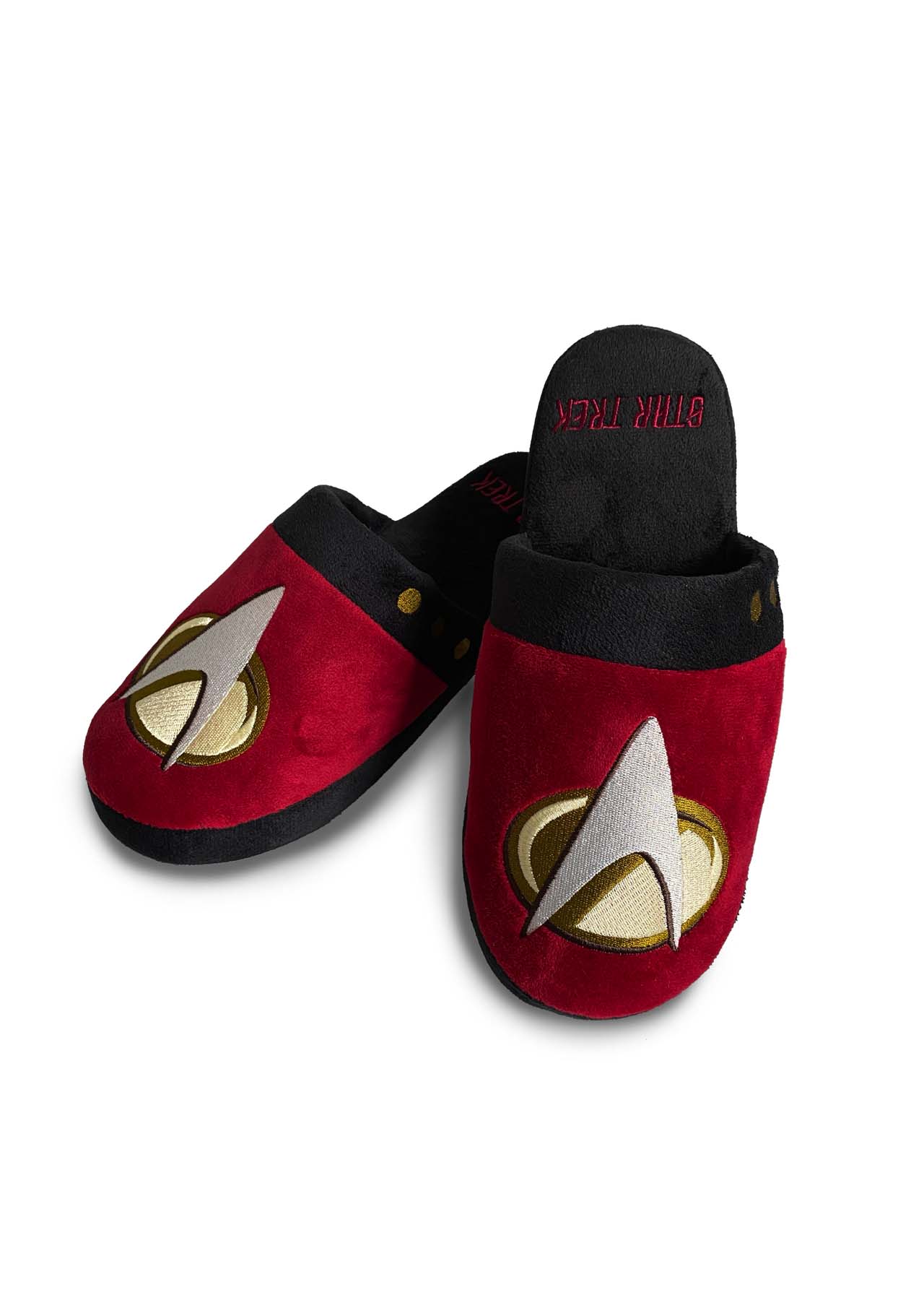 E-shop Groovy Pánske papuče - Star Trek, červené