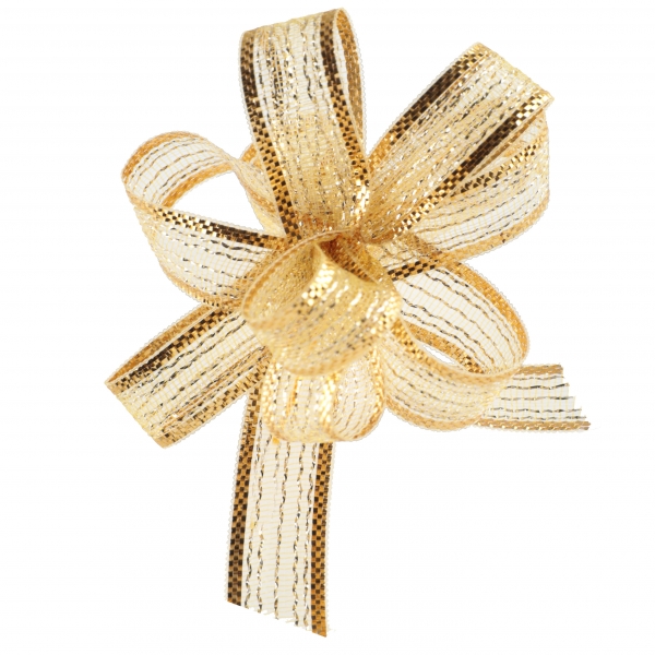 Santex Metalické stuhy - Jednofarebné Farba: Zlatá
