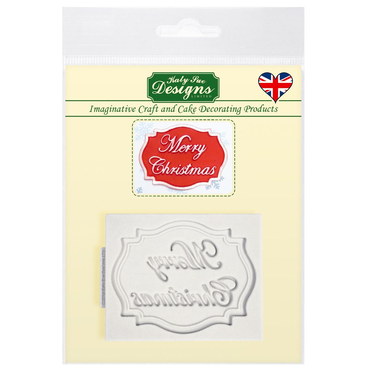 Cakesupplies Silikónová forma na modelovanie - Merry Christmas