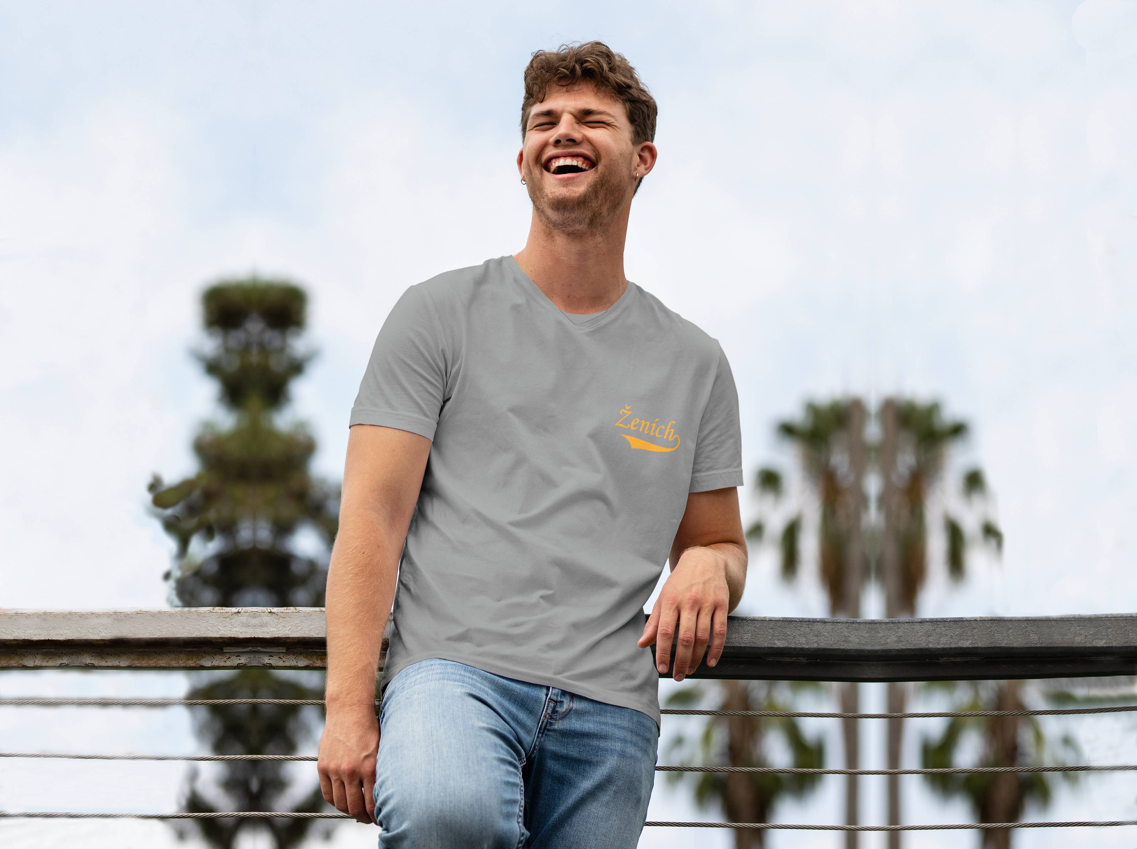 Personal Pánske tričko simple - Ženích Farba: Sivá, Veľkosť - dospelý: XL