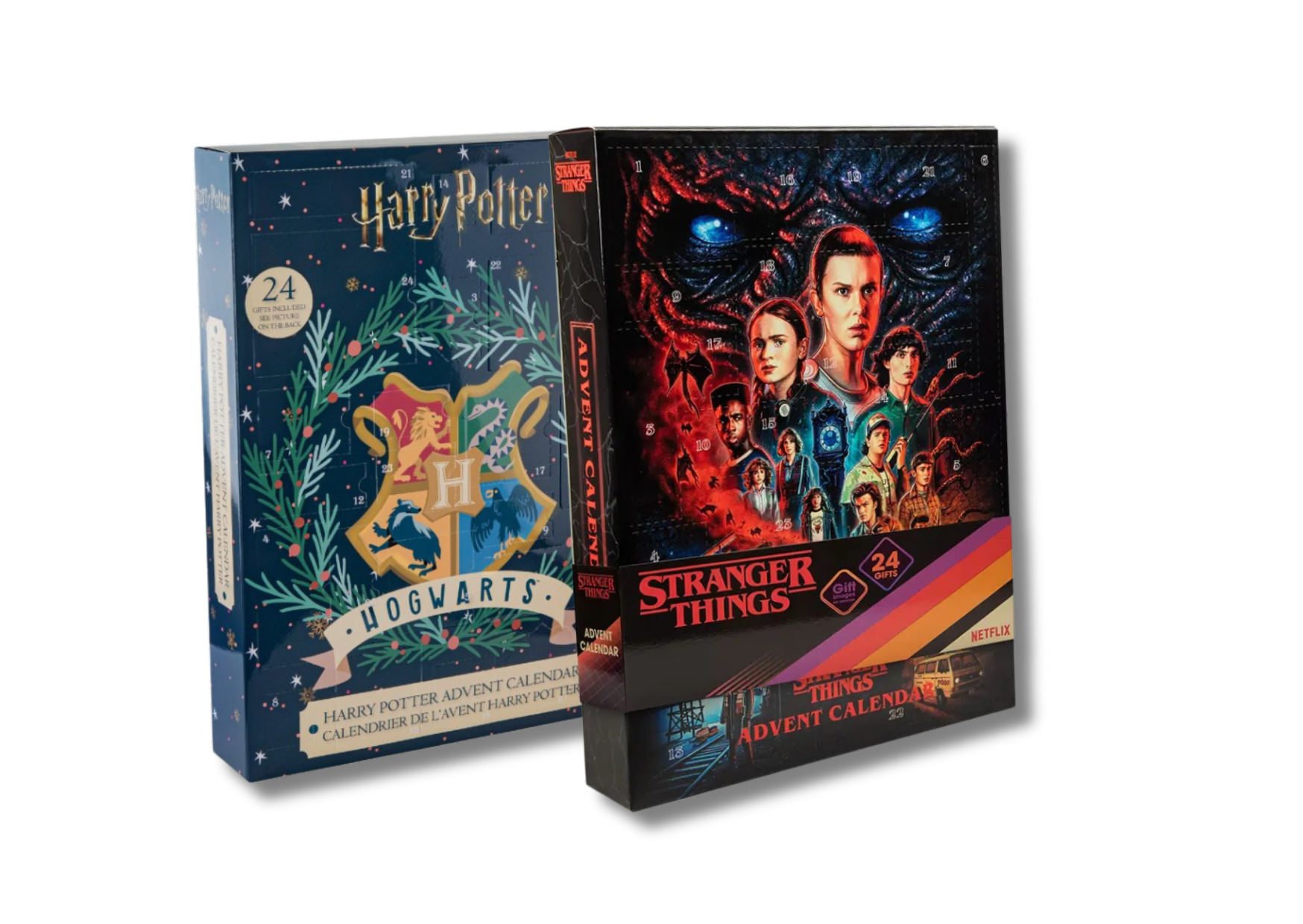 E-shop Cinereplicas Adventný kalendár 1 + 1 za polovicu - Harry Potter Vianoce + Stranger Things