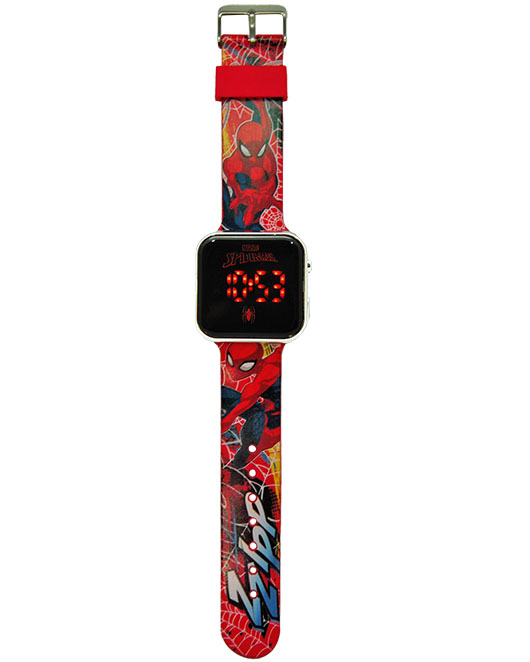 E-shop Kids Licensing Detské náramkové hodinky digital LED - Spiderman