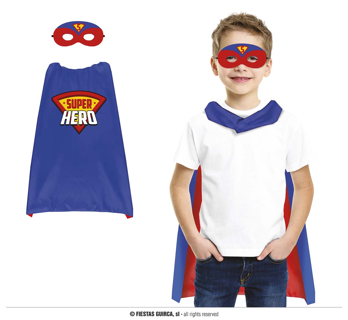 E-shop Guirca Detský plášť s maskou - Superhrdina