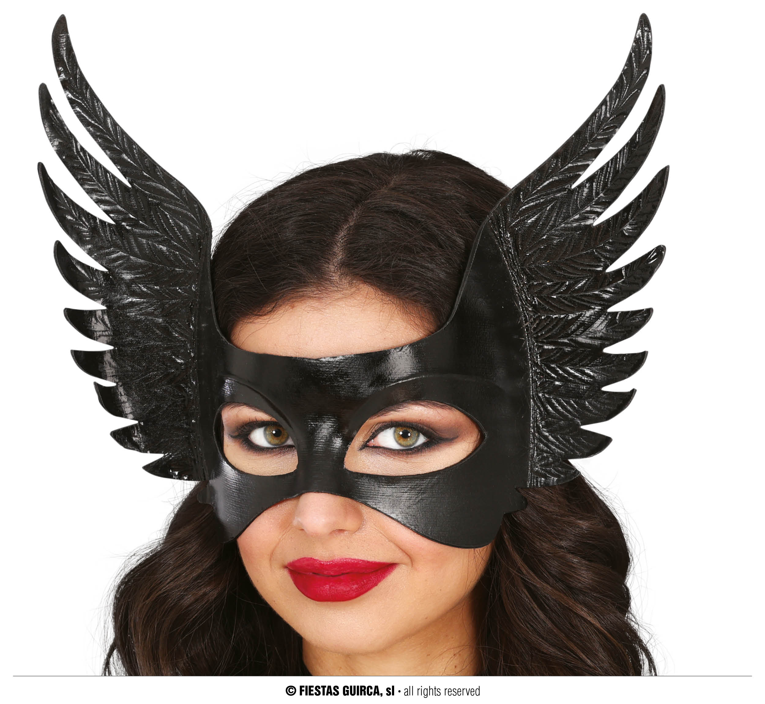 Guirca Čierna maska s krídlami