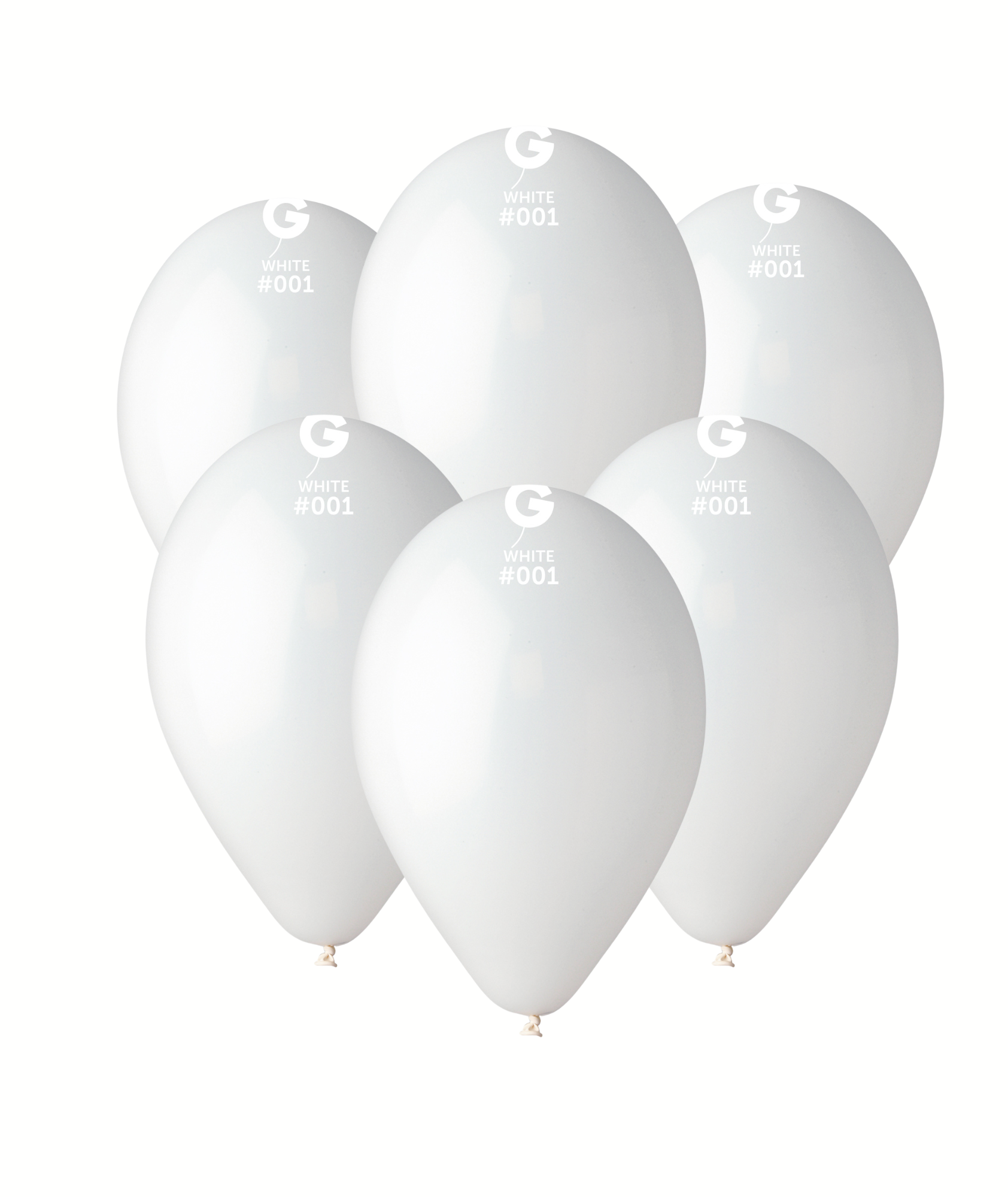 E-shop Gemar Balón pastelový - biely 26 cm 100 ks