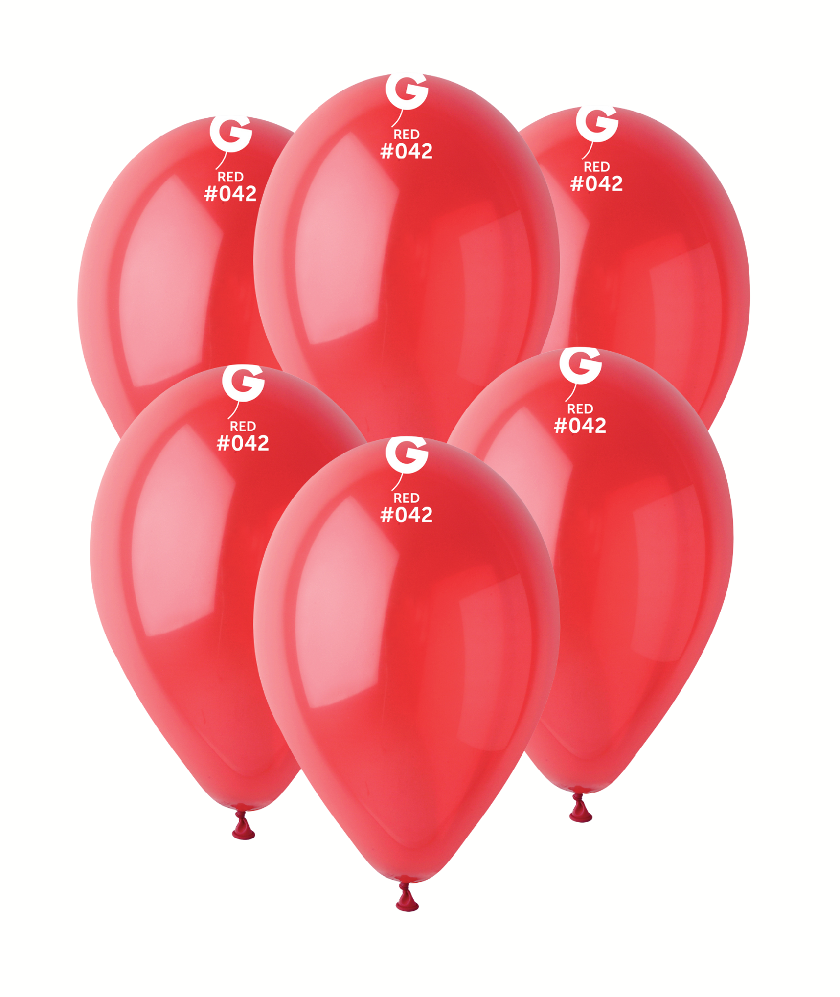 E-shop Gemar Balón pastelový - červený 26 cm 100 ks