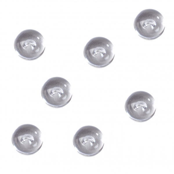 Santex Dekoračné perly - 300 ks Farba: Priesvitná